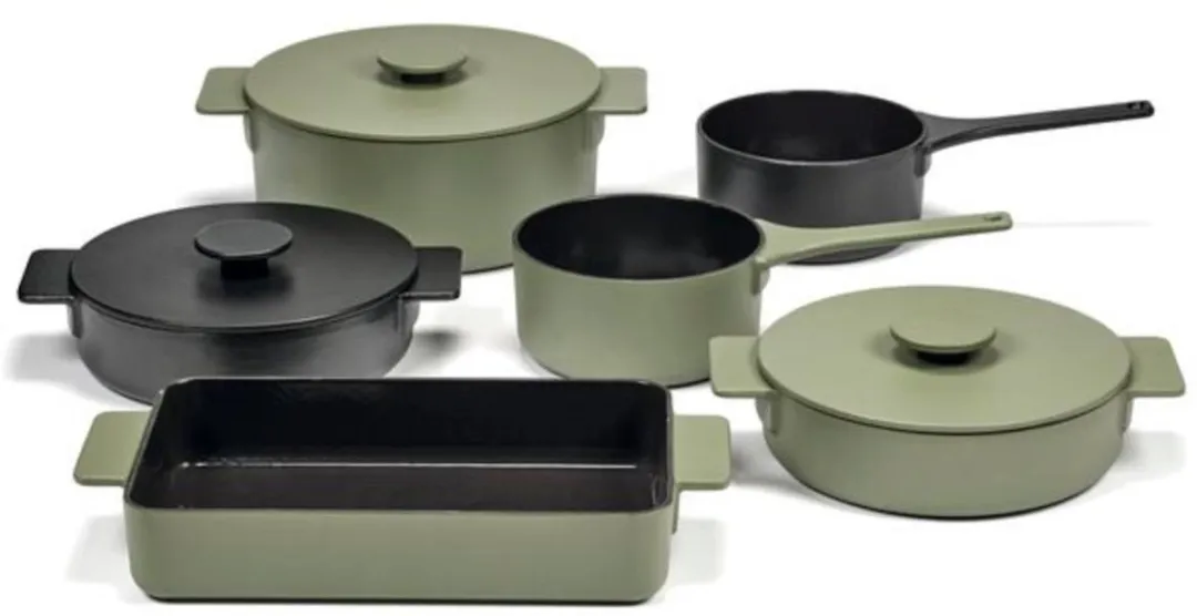 Serax Camogreen Braadslede 38x20cm - Groen