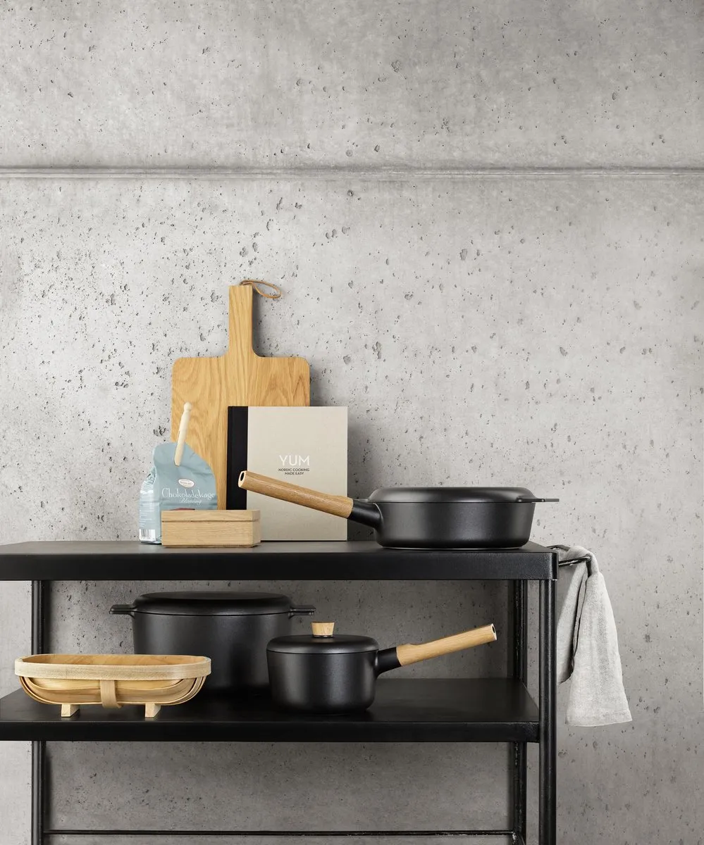 Eva Solo Nordic Kitchen Gietaluminium Kookpan 24cm - Zwart