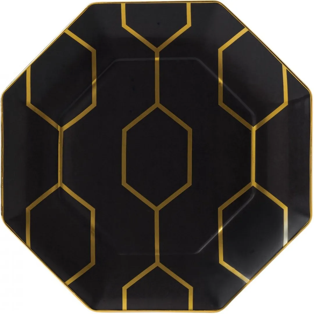 Wedgwood Arris Ontbijtbord - Zwart 23cm