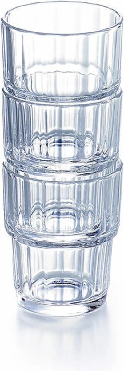 Arcoroc Norvege DP111 Stapelbare Glazen 25cl - 6 Stuks