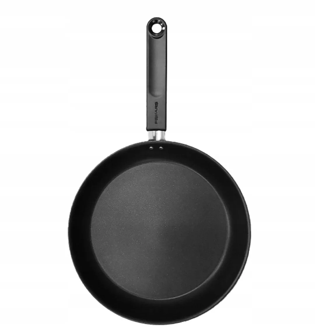 Fiskars Kitch'n Koekenpan 28cm - Antiaanbaklaag - Zwart