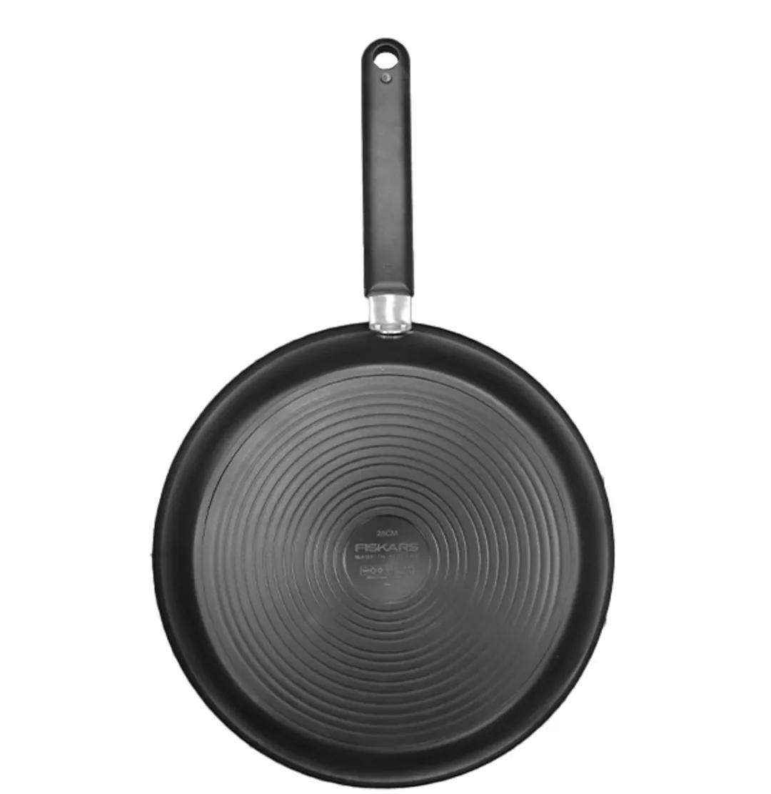 Fiskars Kitch'n Koekenpan 28cm - Antiaanbaklaag - Zwart