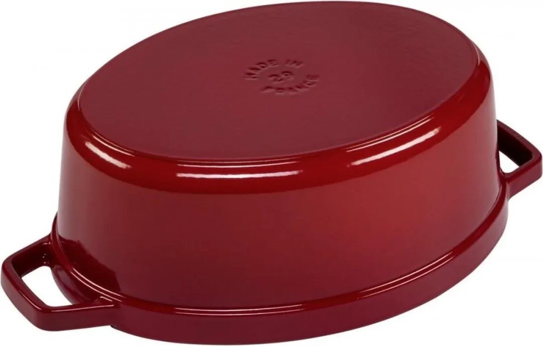 Staub Braadpan Ovaal 29cm - 4.2L - Rood - afbeelding 6 van 6