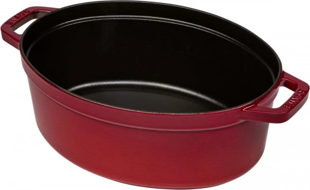 Staub Braadpan Ovaal 29cm - 4.2L - Rood