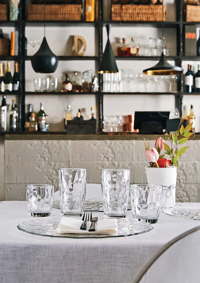 Bormioli Rocco Diamond Longdrinkglas 47cl - Paars - Set van 6