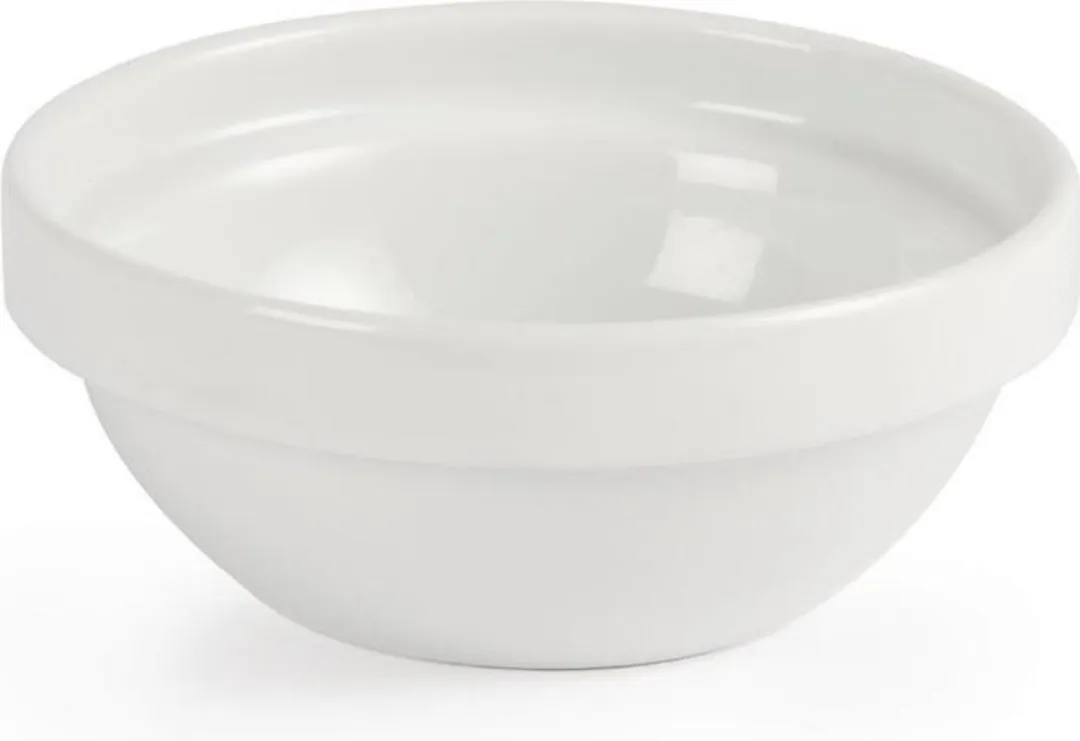 Olympia CE531 Stapelbare Kom 11cm - Wit - 12 Stuks