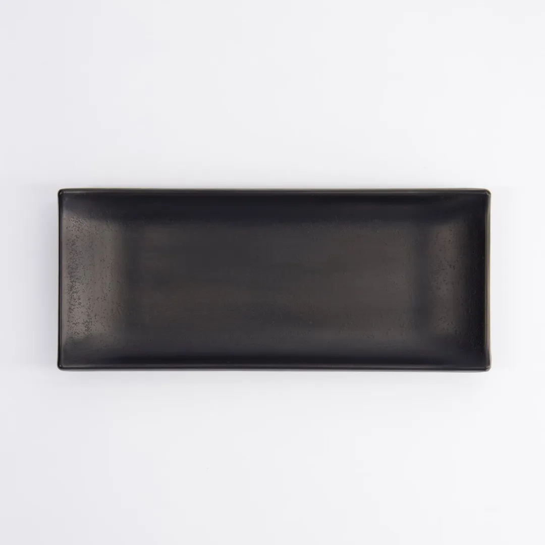 Tokyo Design Studio Melamine Bord 22.5x9.5cm - Zwart
