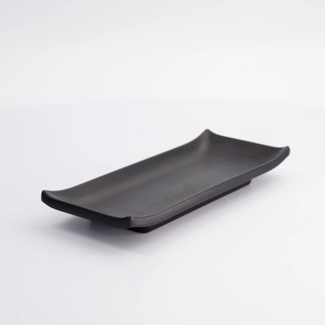 Tokyo Design Studio Melamine Bord 22.5x9.5cm - Zwart