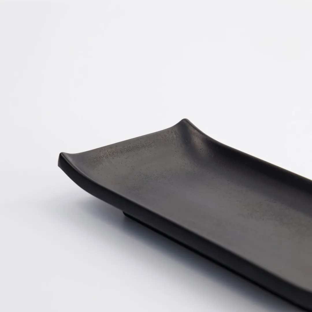 Tokyo Design Studio Melamine Bord 22.5x9.5cm - Zwart