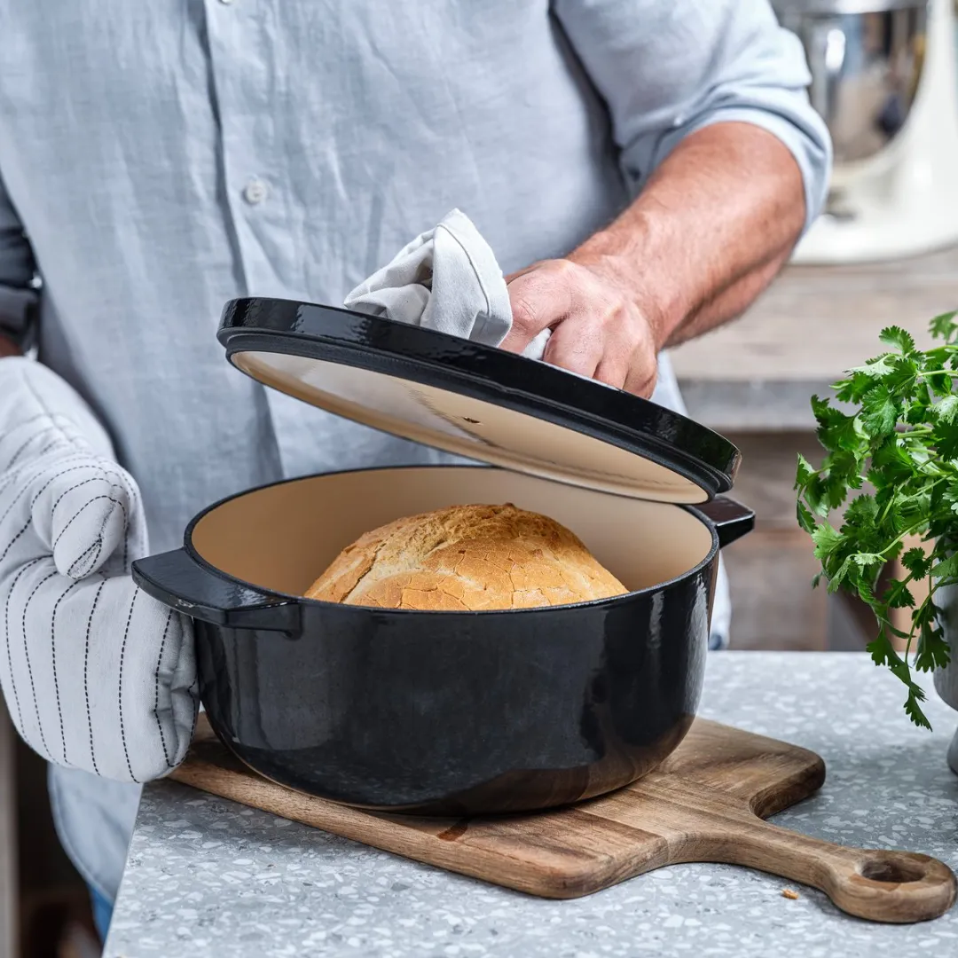 KitchenAid Braadpan 26cm - Gietijzer - Onyx Zwart