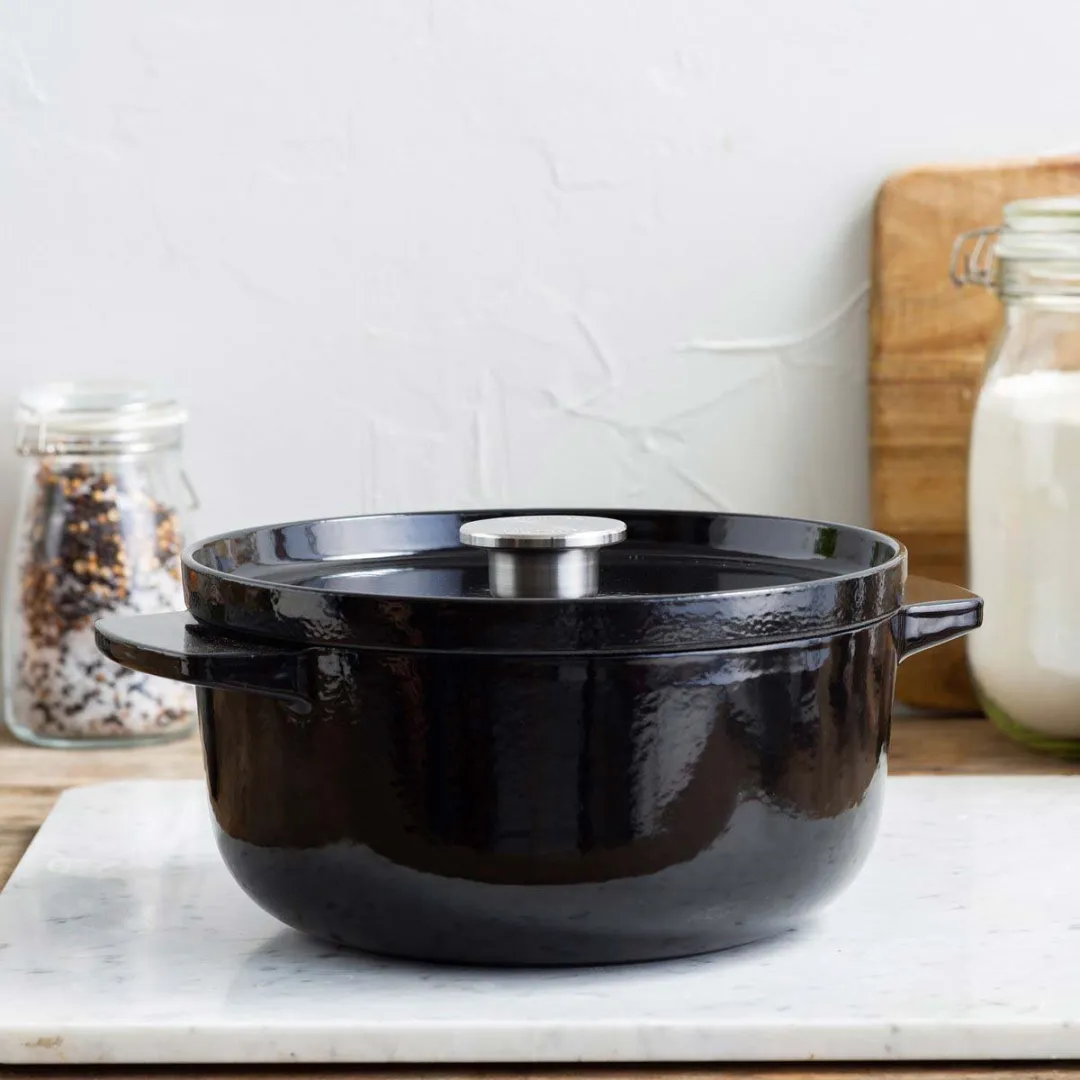 KitchenAid Braadpan 26cm - Gietijzer - Onyx Zwart - afbeelding 6 van 6