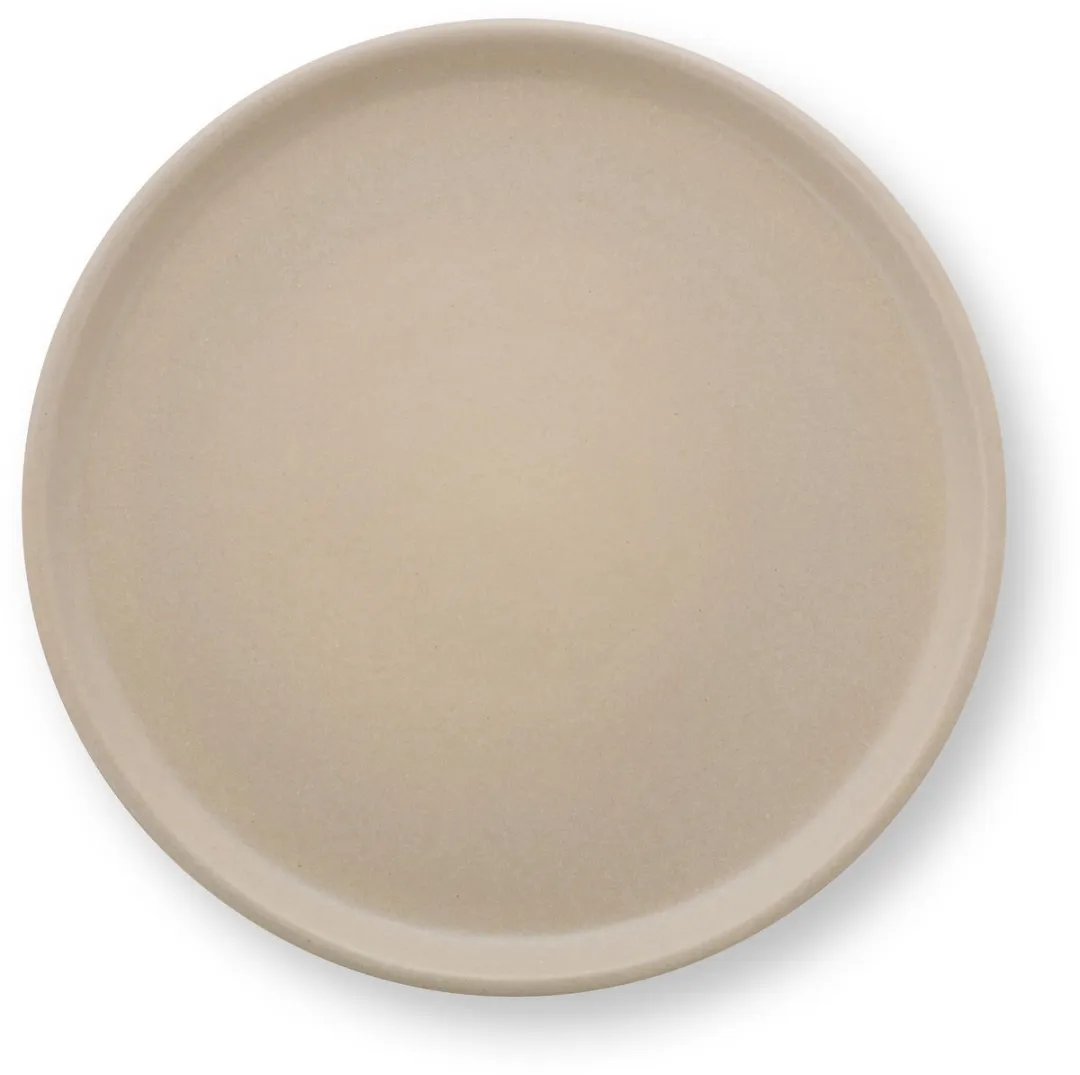 vtwonen Ontbijtborden Lichtgrijs Keramiek 17cm - 4 Stuks