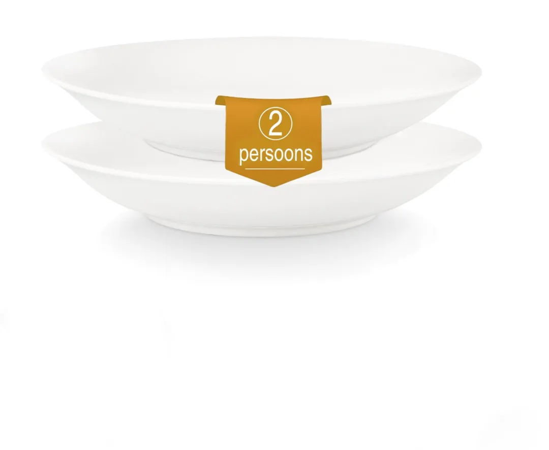 vtwonen Basic Pastaborden 25,5cm - 2 Stuks