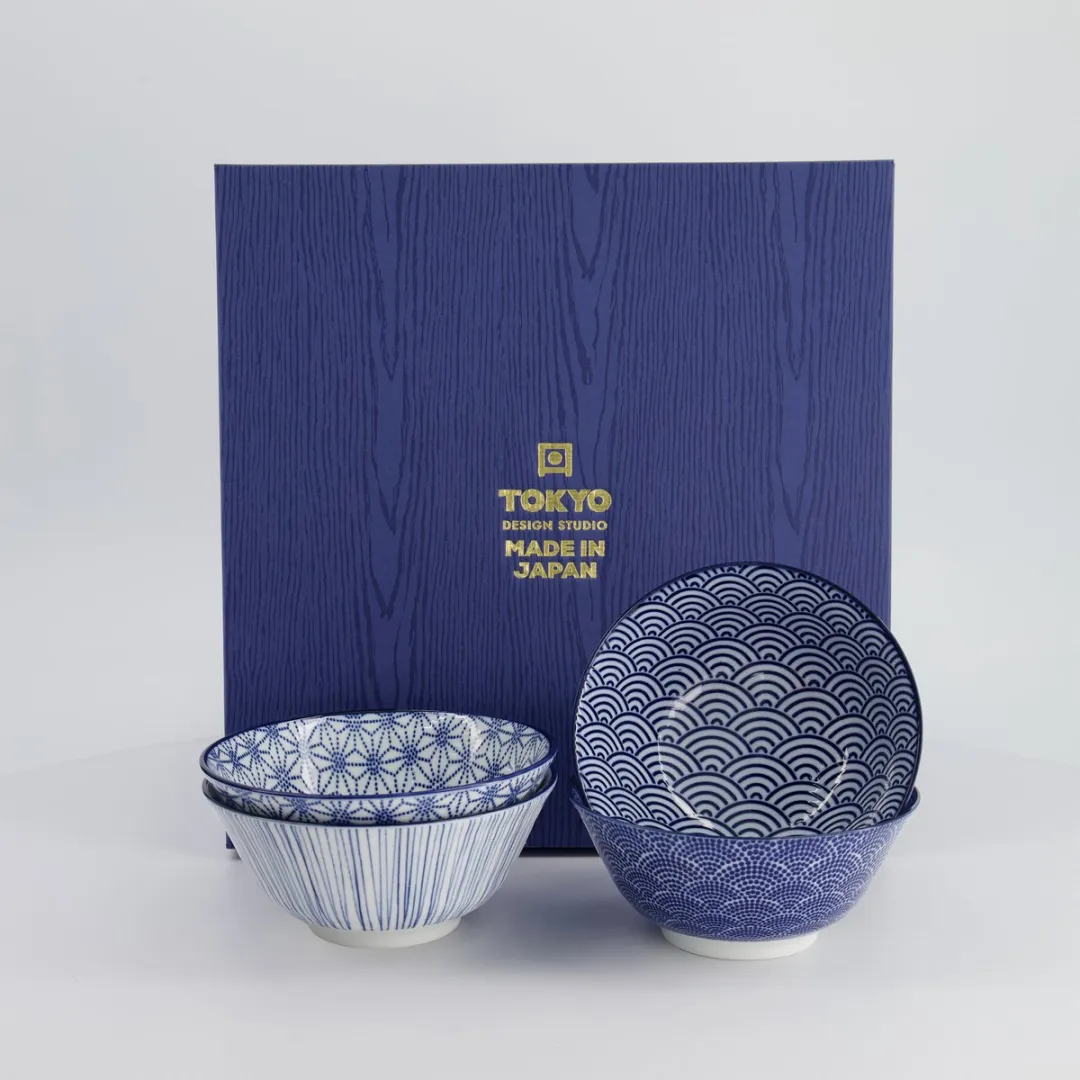 Tokyo Design Studio Nippon Blue Rijstkommen