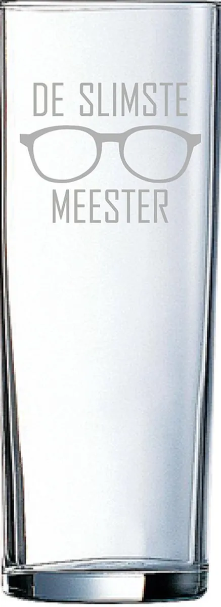 Arcoroc Gegraveerd Longdrinkglas 31cl Meester Slimste