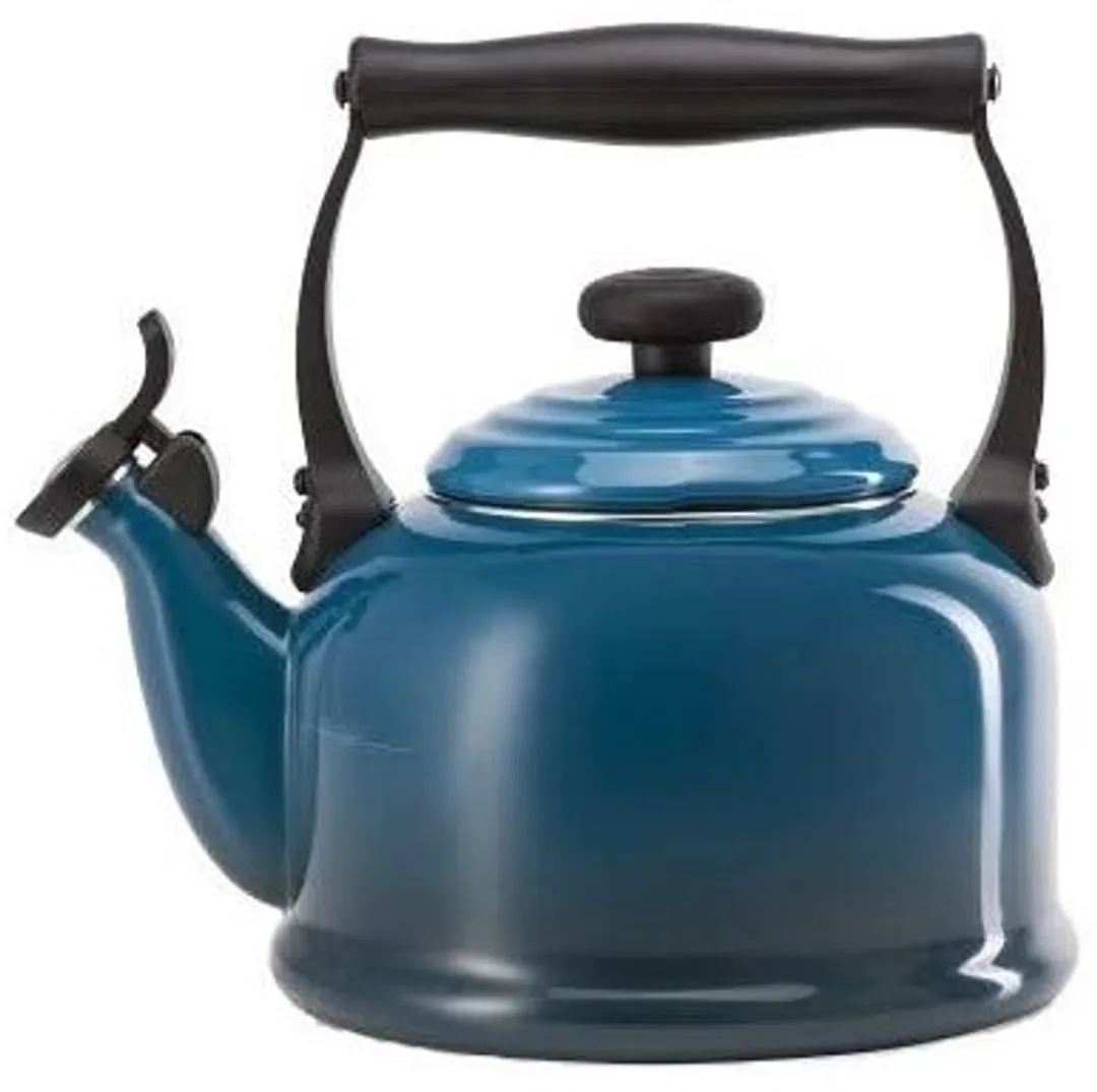 Le Creuset Fluitketel Tradition Deap Teal 2.1L - Inductiegeschikt