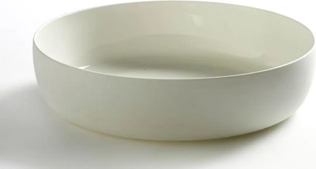 Serax Piet Boon Base bowl laag D24 H6cm wit MAT (per stuk)
