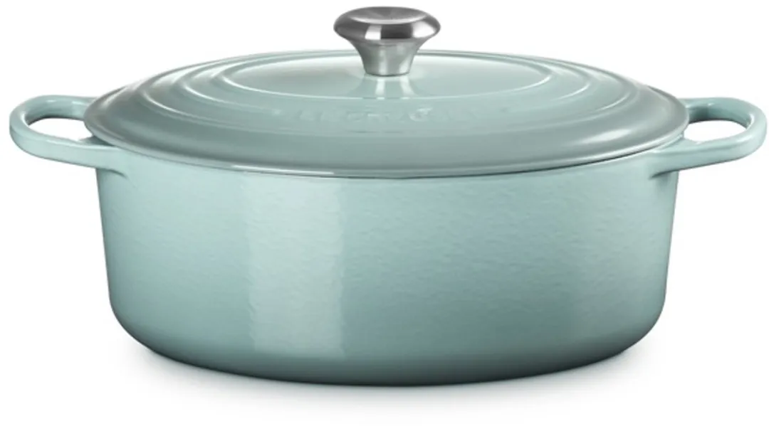Le Creuset Ovale Braadpan 31cm - 6.3L - Sea Salt