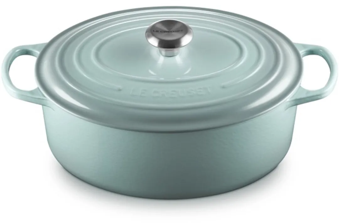 Le Creuset Ovale Braadpan 31cm - 6.3L - Sea Salt