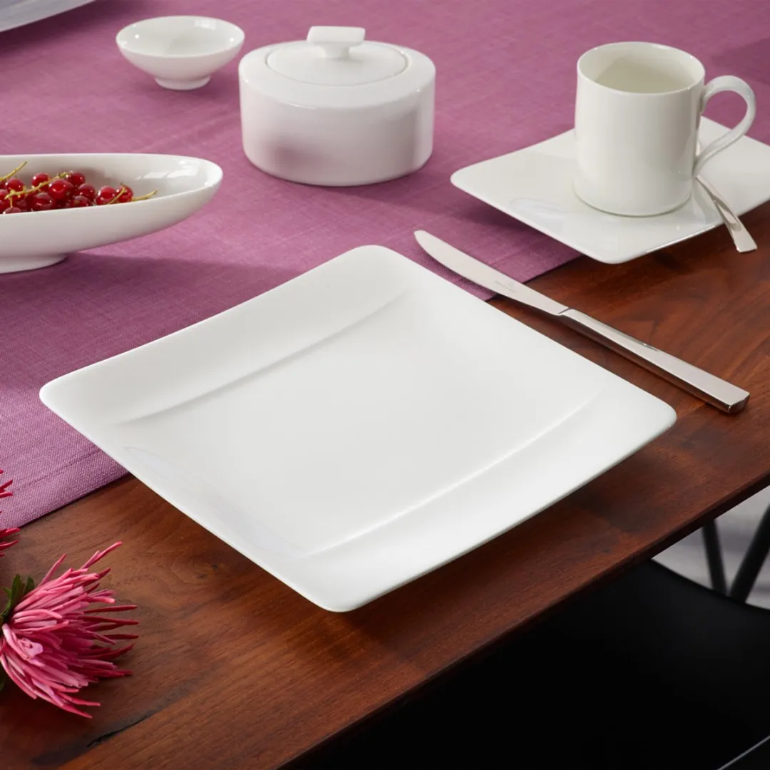 Villeroy & Boch Modern Grace Ontbijtbord 23x23cm - Wit
