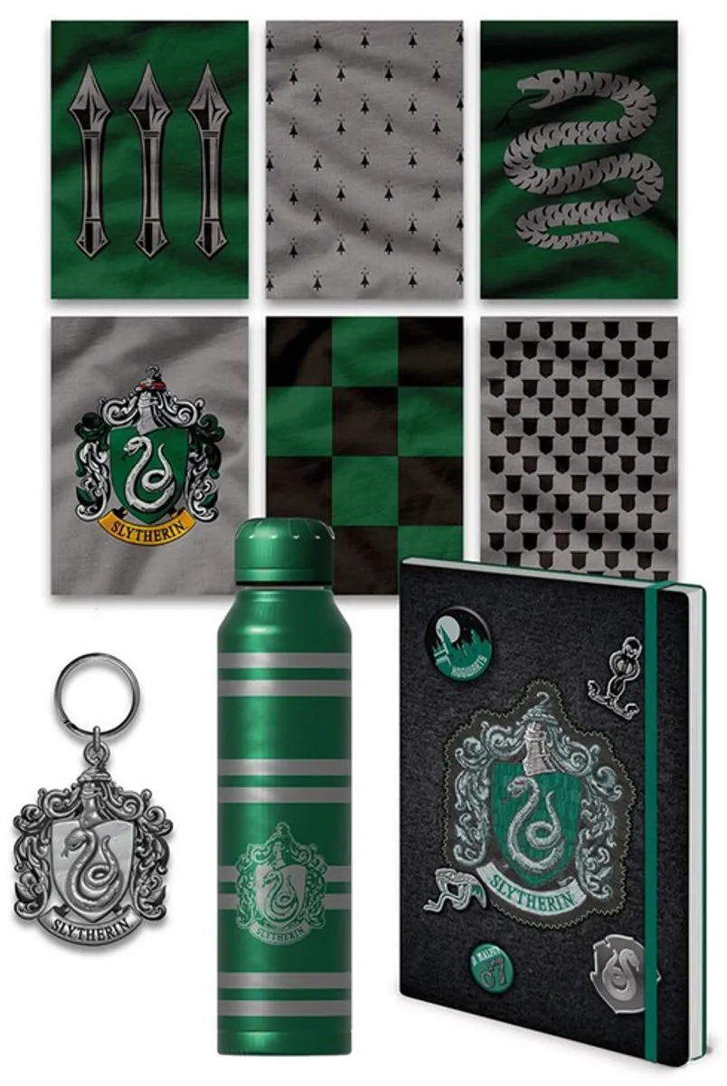 Harry Potter Slytherin Crest Unisex Fanpakket - Multicolor