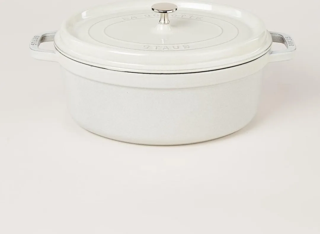 Staub Ovale Braadpan 5.5L - Ø31cm - Wit