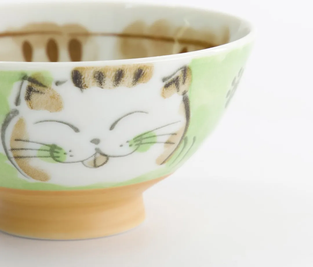 Tokyo Design Studio Groene Kom Kawaii 250ml - Ø11.5cm