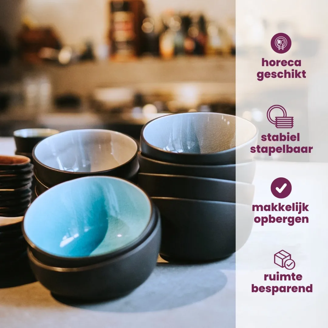 Cosy&Trendy Streetfood Festival Kommetjes Ø16cm - Set van 10