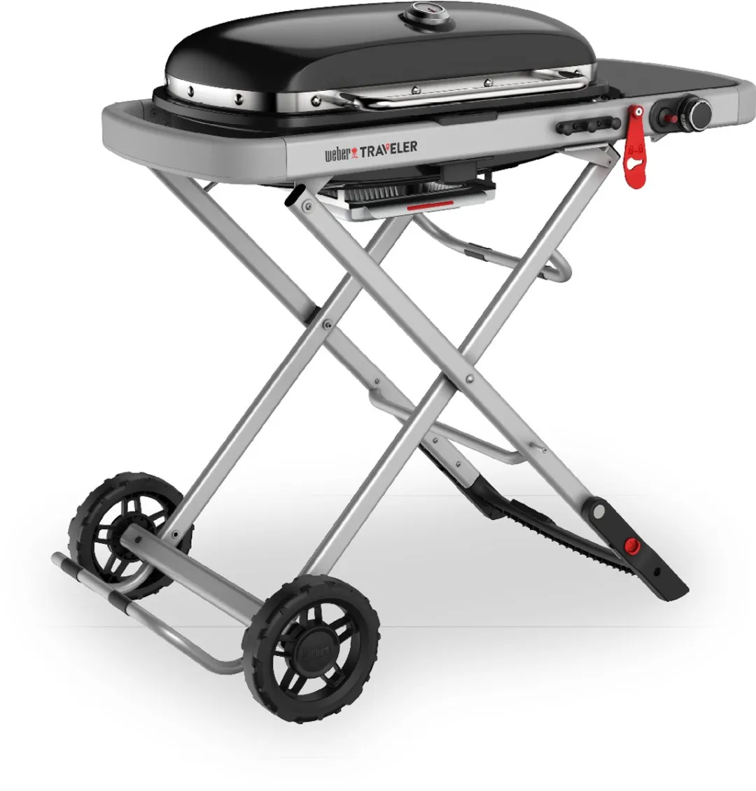 Weber Traveler Gasbarbecue 72cm - 15 Burgers - 1 Brander