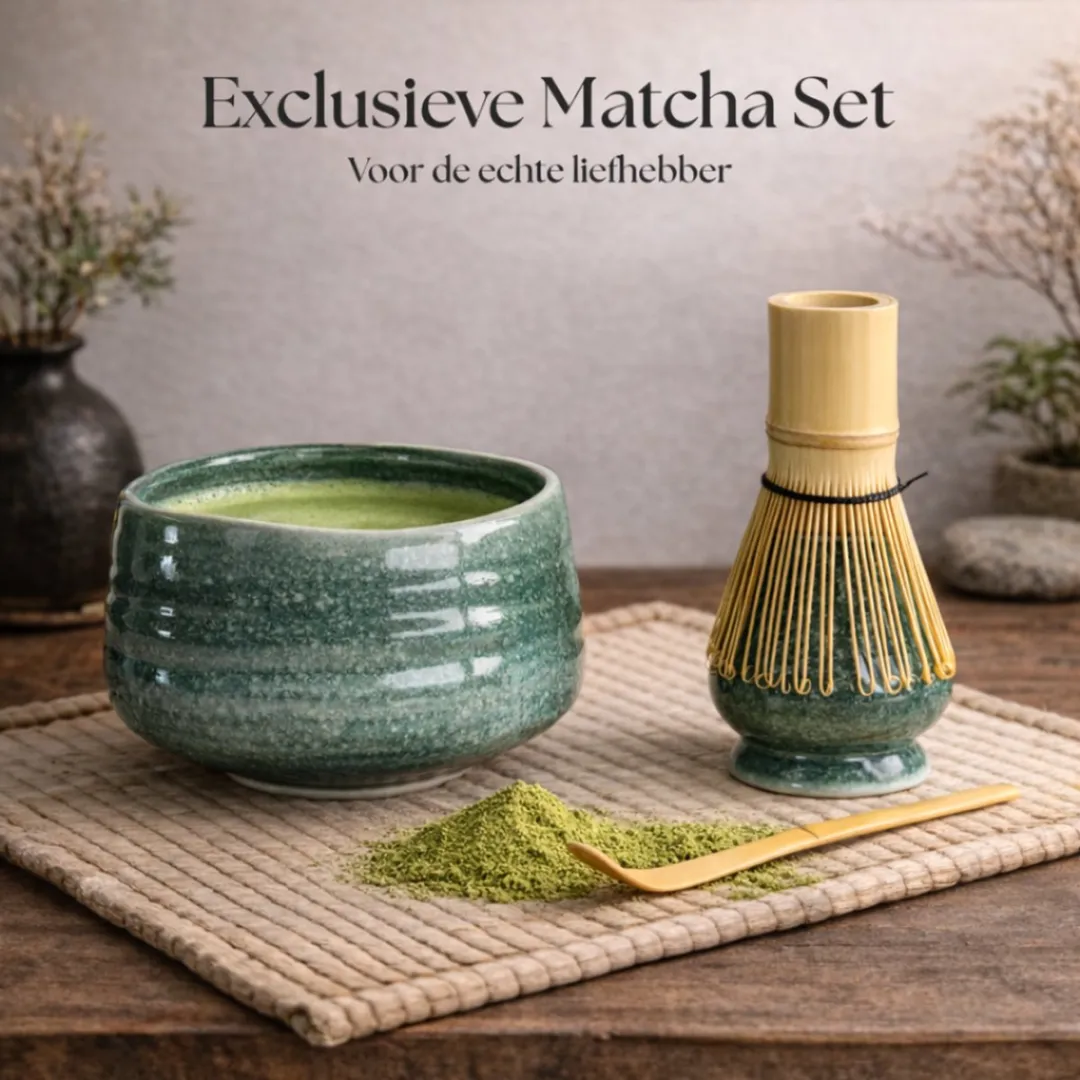Tokyo Design Studio Matcha Cadeau Set - 4-delig - Groen