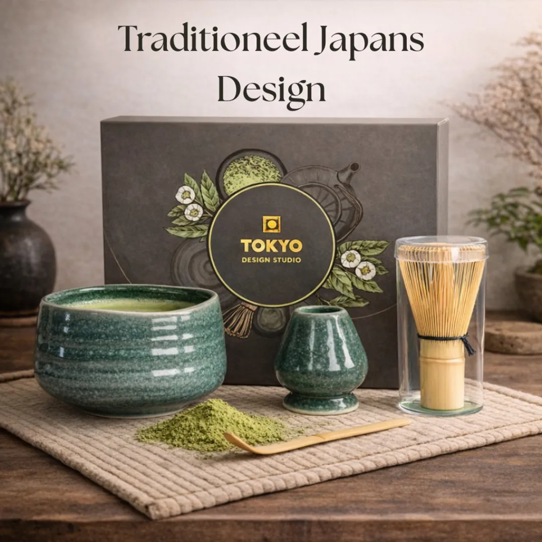 Tokyo Design Studio Matcha Cadeau Set - 4-delig - Groen