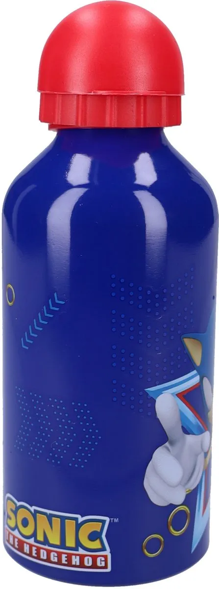 Sonic Really Refreshing Schoolbeker 500ml - Aluminium - Blauw