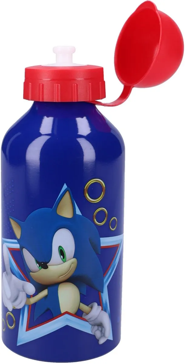 Sonic Really Refreshing Schoolbeker 500ml - Aluminium - Blauw