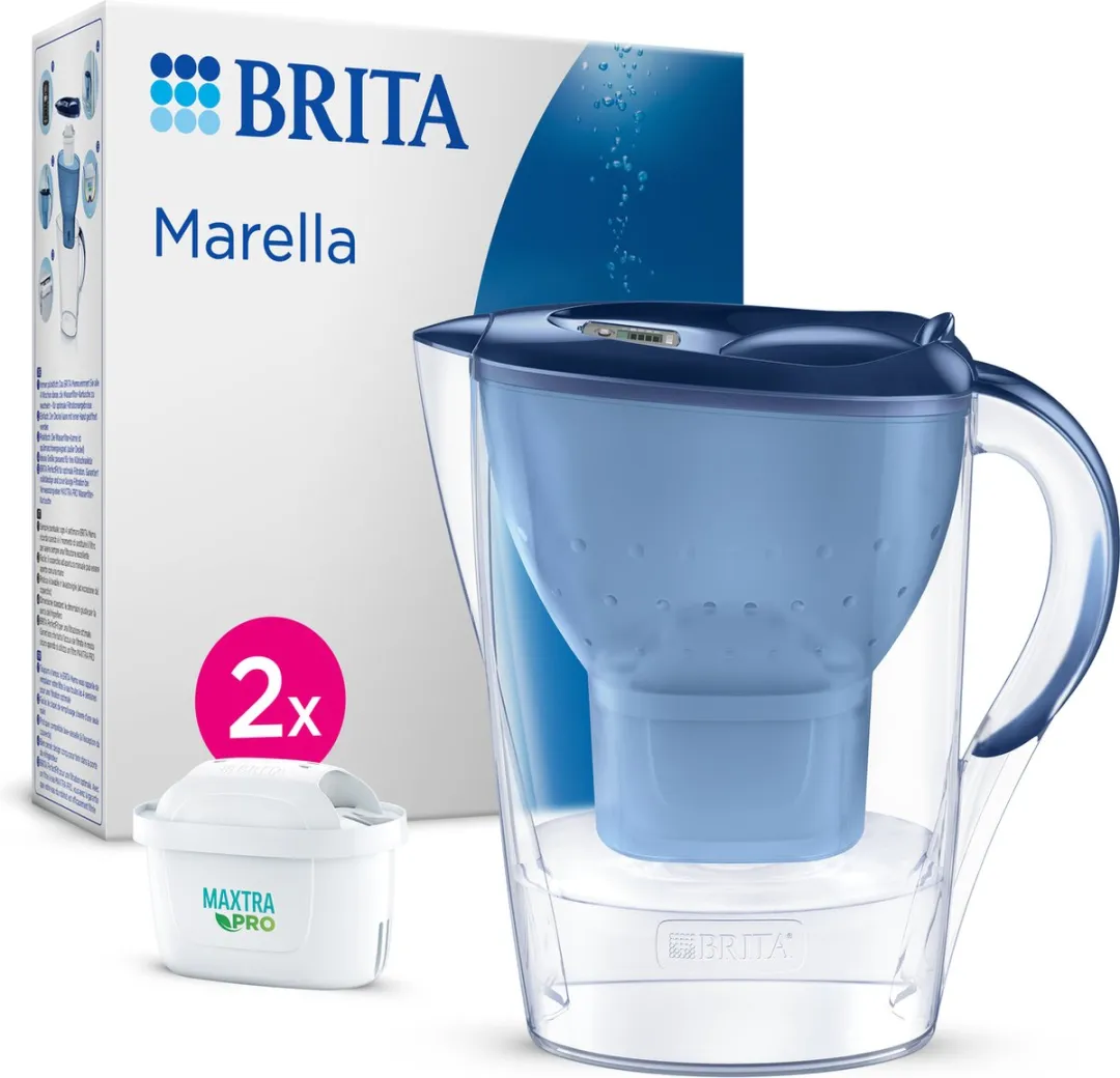 BRITA Marella Cool Blue Waterfilterkan 2,4L