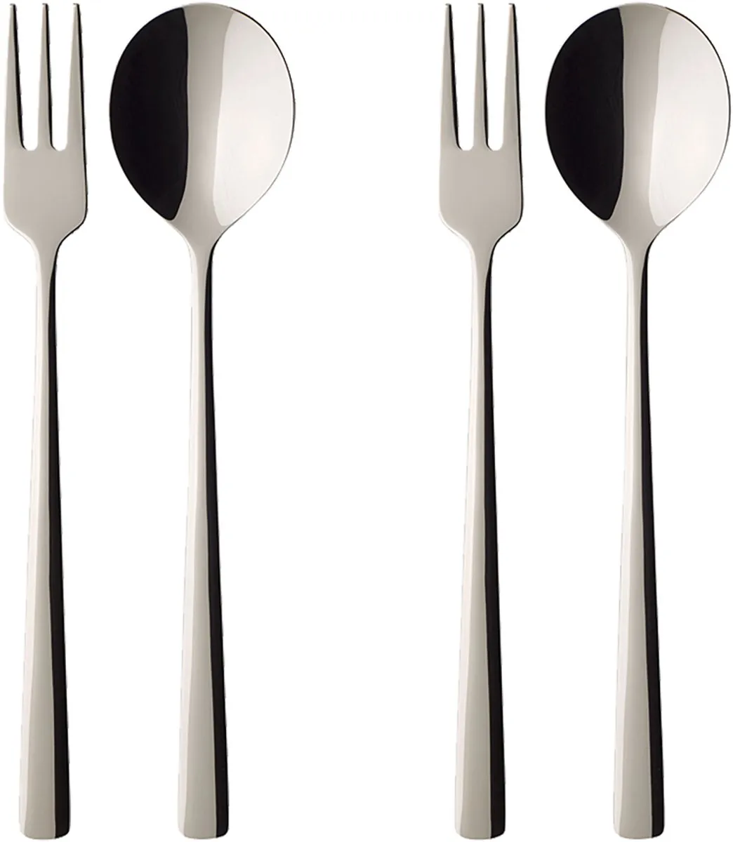 Villeroy & Boch Daily Line Bestekset 4-delig 1264049446 - Zilver