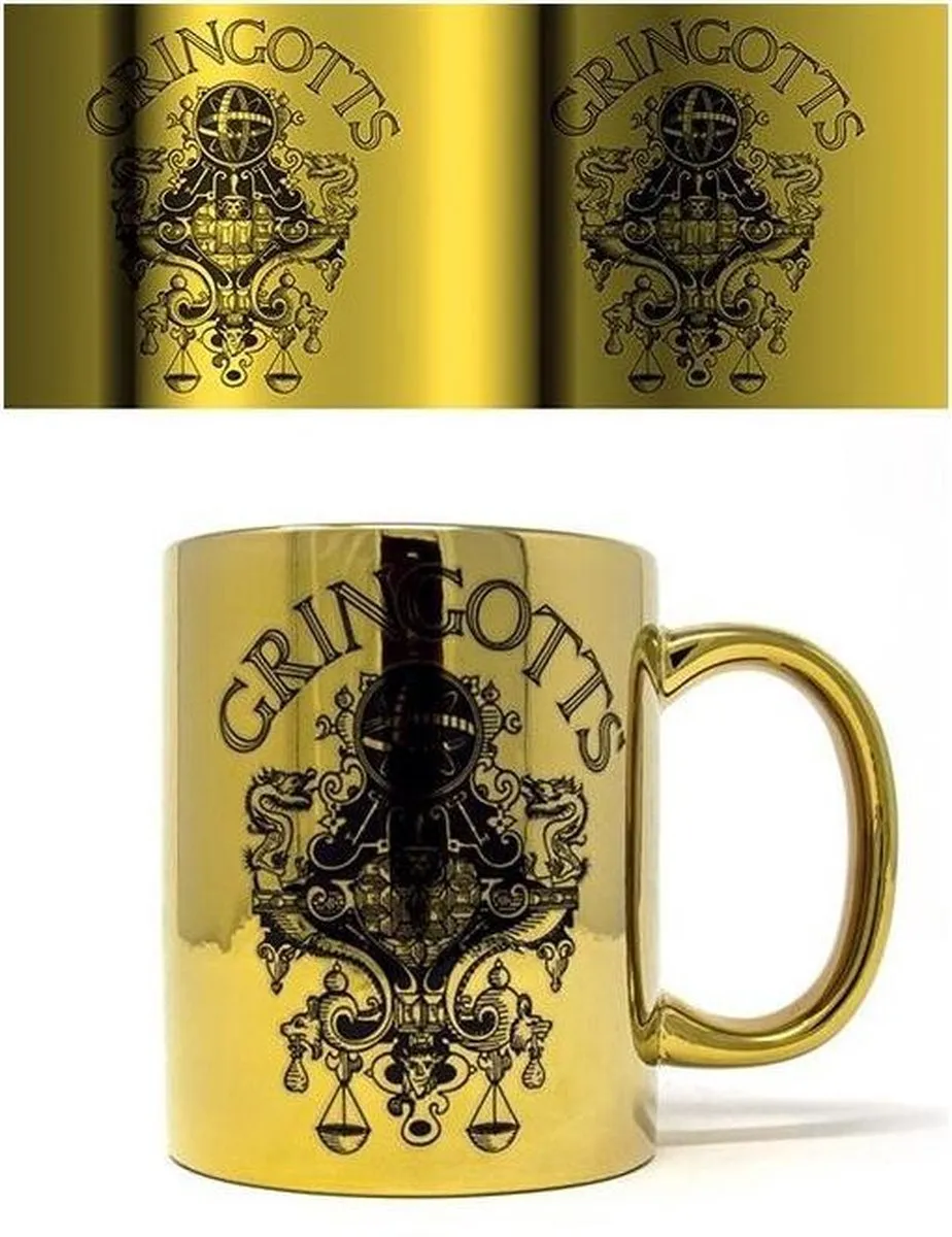 Harry Potter Gringotts Metallic Mok 400ml - Multi