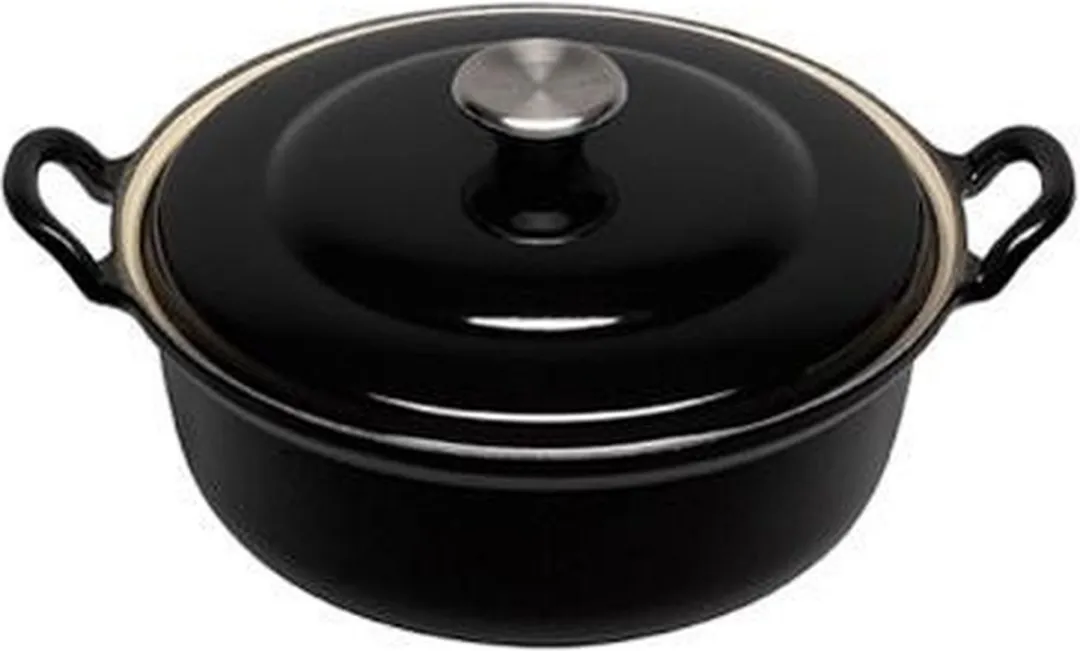 Le Creuset Faitout Braadpan 2,4L - Ø24cm - Ebbenzwart
