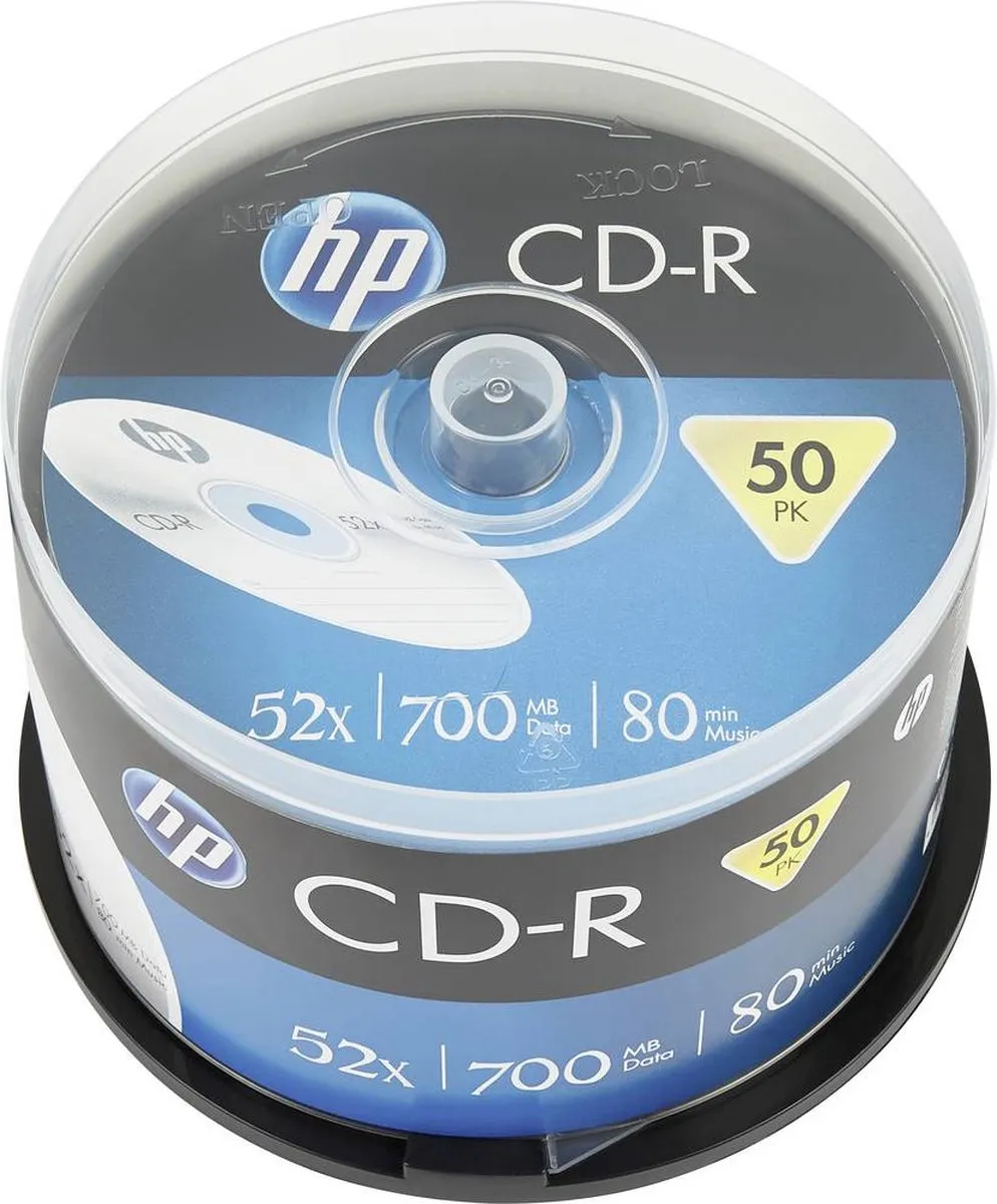 HP CRE00017 CD-R 700MB - 50 Stuks