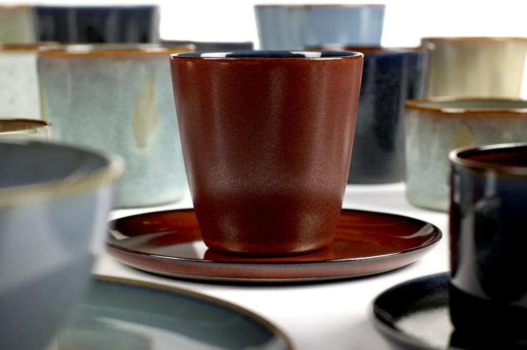 Serax Terres de Rêves Beker - M - B5116121 - Rust/Dark Blue