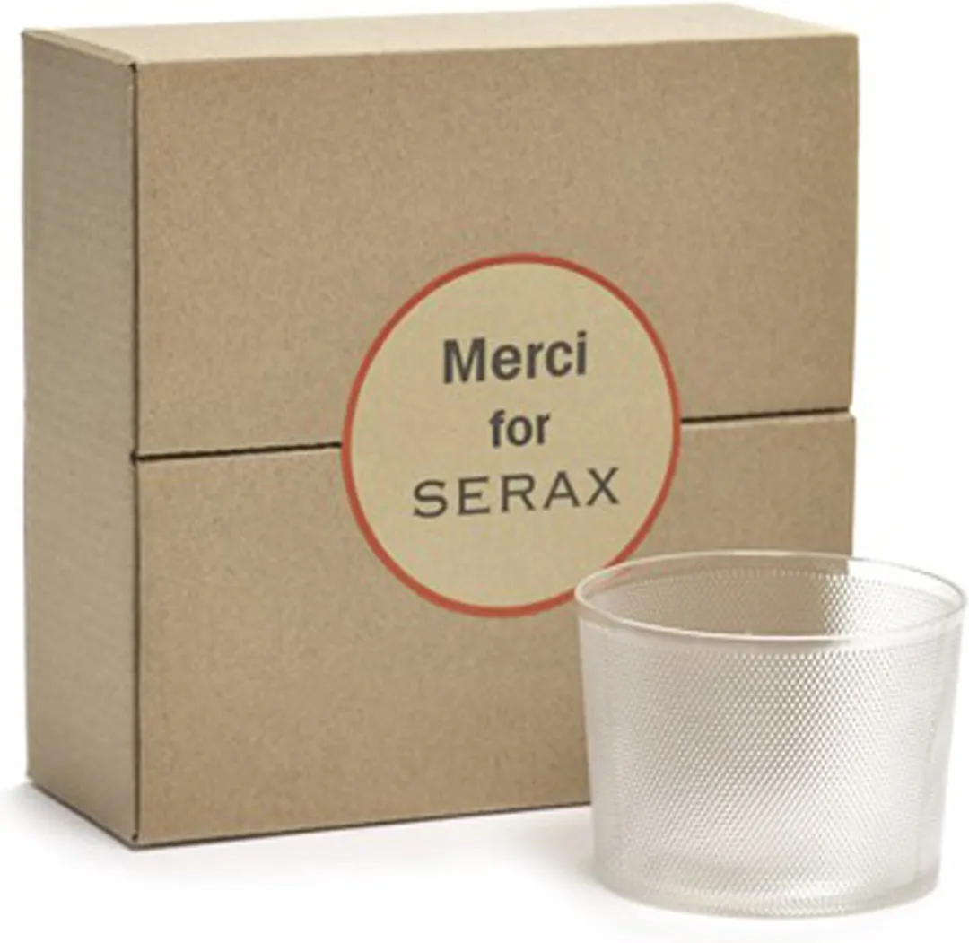 Serax Merci Glas S - 4 Stuks - Transparant
