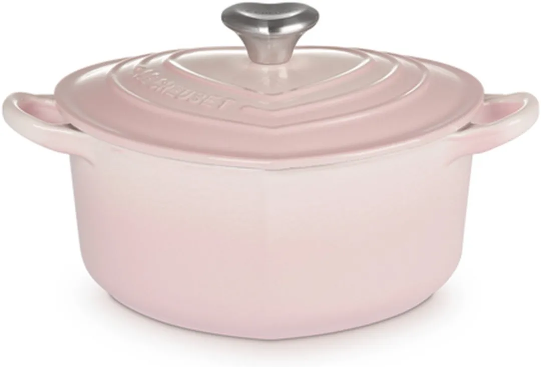 Le Creuset Braadpan Hart 1L - Roze - afbeelding 6 van 6