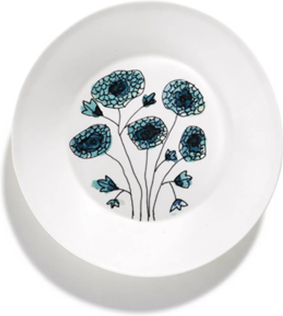 Serax Marni Midnightflowers Diepe Bord Anemone Veniglia 22cm