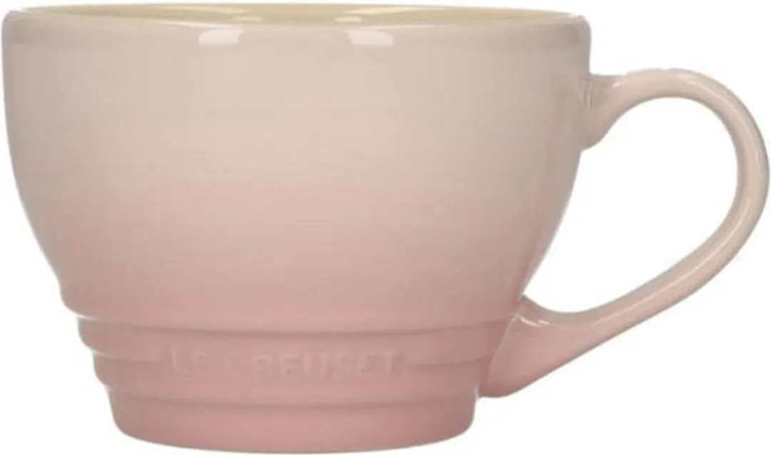 Le Creuset Cappuccino Mok Shell Pink 0,4L - afbeelding 6 van 6