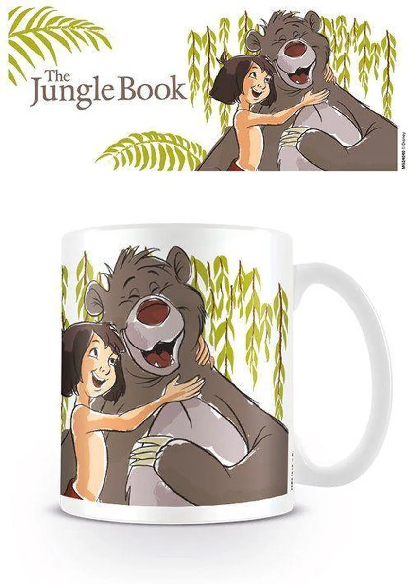 Disney Jungle Book Mug Laugh - 325ml - Wit