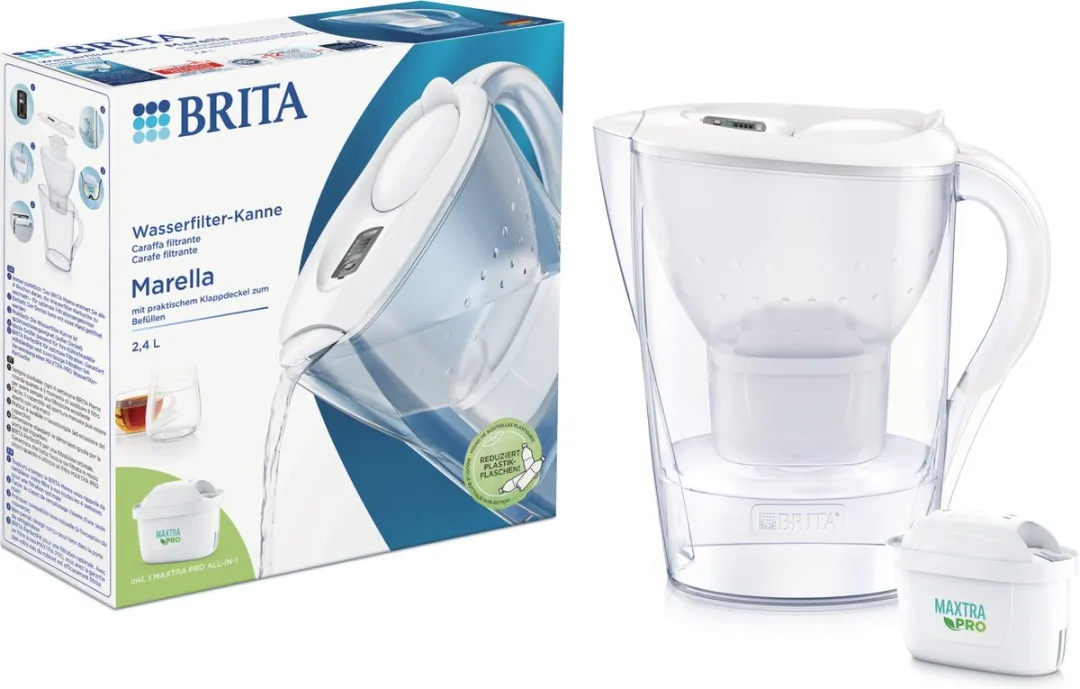 BRITA Marella Waterfilterkan 2.4L + MAXTRA PRO 1051118 - Wit