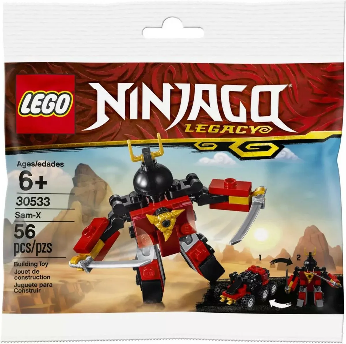 LEGO 30533 Sam-X Polybag - 56 Stukken - Multikleur