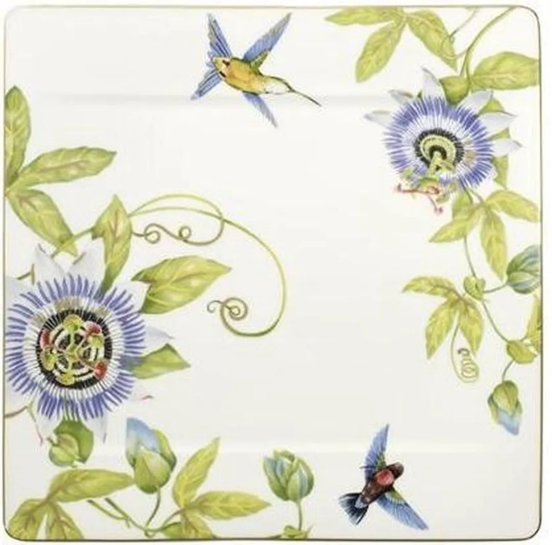 Villeroy & Boch Amazonia Plaatsbord 35x35cm - Groen/Wit/Geel