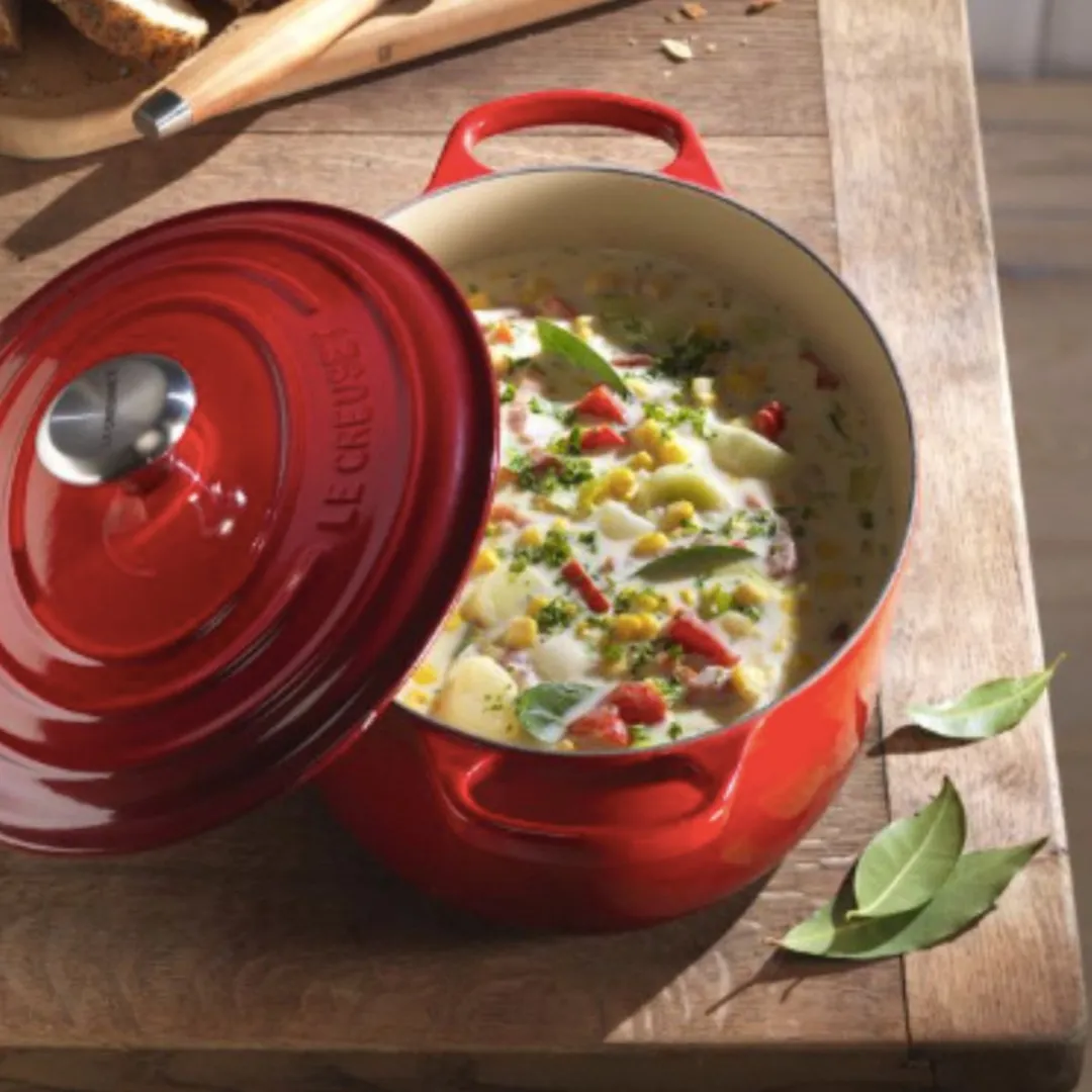 Le Creuset Braadpan Signature Ovaal Kersenrood - Ø31cm - afbeelding 6 van 6