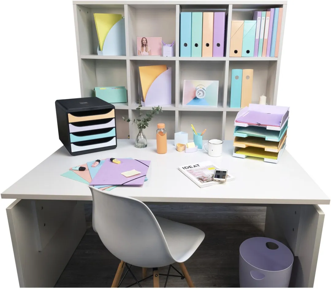 Exacompta Papiermanden 8x - 15L - Mauve