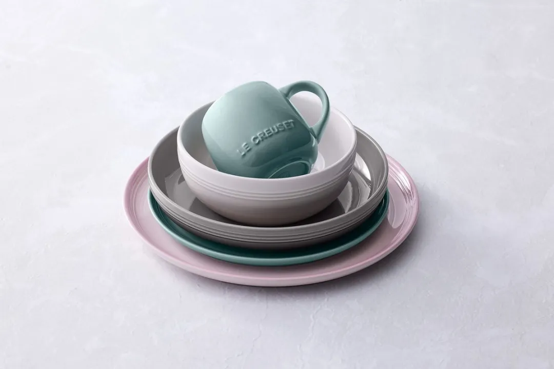 Le Creuset Coupe Ontbijtbord Shell Pink 22cm